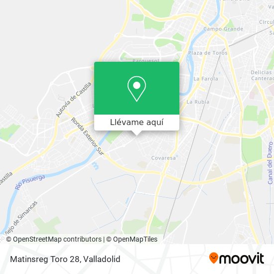 Mapa Matinsreg Toro 28