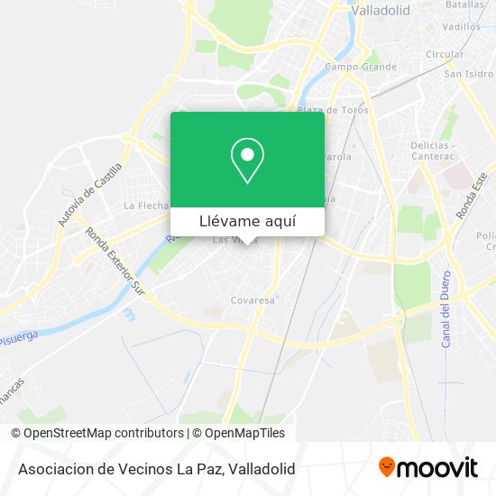 Mapa Asociacion de Vecinos La Paz