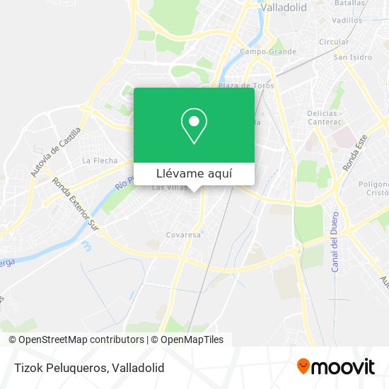 Mapa Tizok Peluqueros
