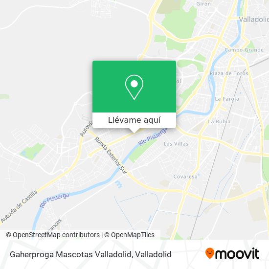 Mapa Gaherproga Mascotas Valladolid