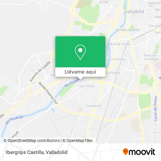 Mapa Ibergrips Castilla