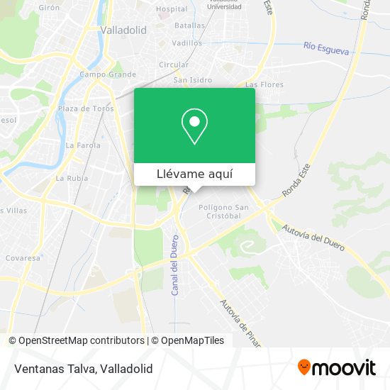 Mapa Ventanas Talva