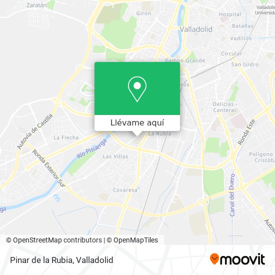 Mapa Pinar de la Rubia