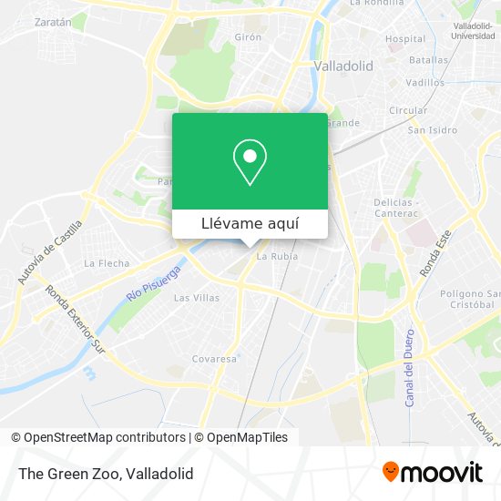 Mapa The Green Zoo