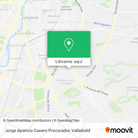 Mapa Jorge Aparicio Casero Procurador