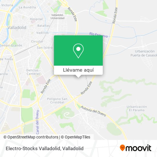 Mapa Electro-Stocks Valladolid