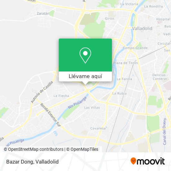 Mapa Bazar Dong