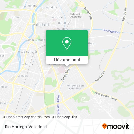 Mapa Río Hortega