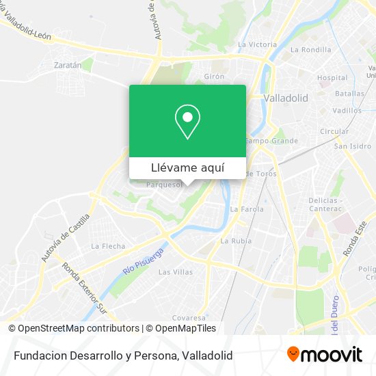 Mapa Fundacion Desarrollo y Persona