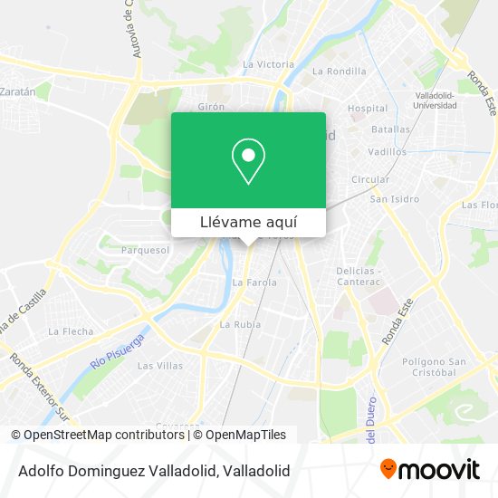 Mapa Adolfo Dominguez Valladolid
