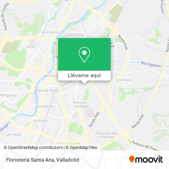 Mapa Floristeria Santa Ana