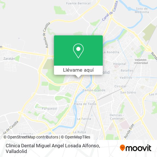 Mapa Clínica Dental Miguel Angel Losada Alfonso