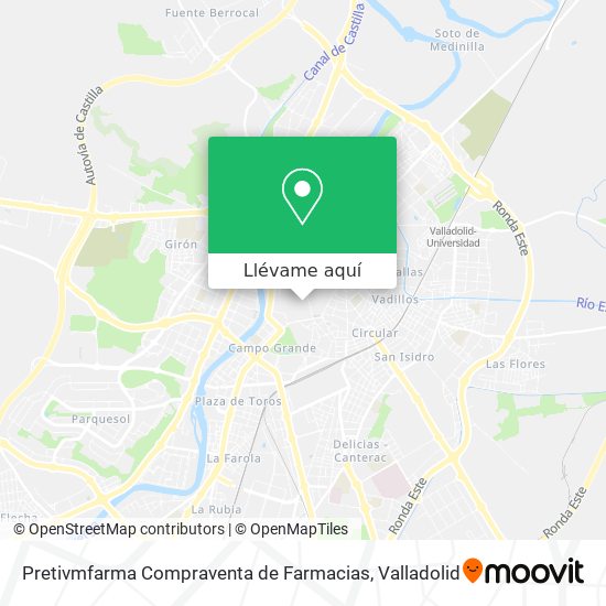 Mapa Pretivmfarma Compraventa de Farmacias