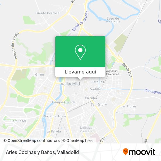 Mapa Aries Cocinas y Baños