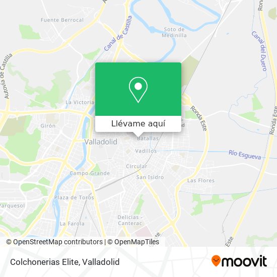 Mapa Colchonerias Elite
