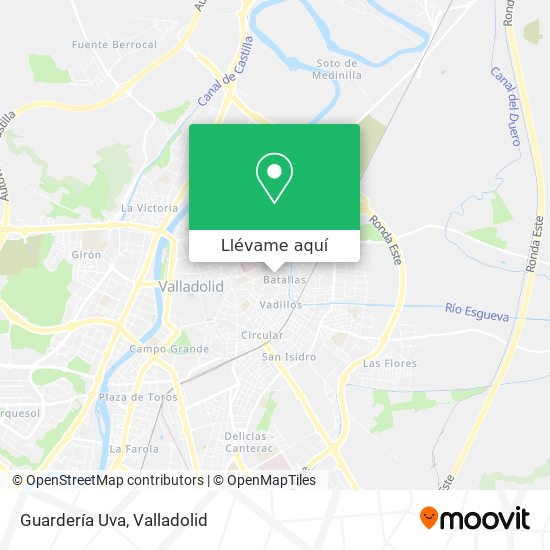 Mapa Guardería Uva
