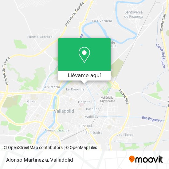 Mapa Alonso Martinez a