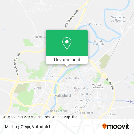 Mapa Martin y Geijo