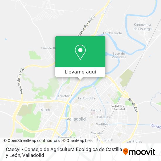 Mapa Caecyl - Consejo de Agricultura Ecológica de Castilla y León