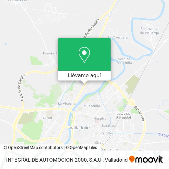 Mapa INTEGRAL DE AUTOMOCION 2000, S.A.U.
