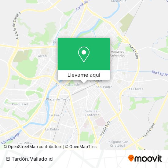 Mapa El Tardón