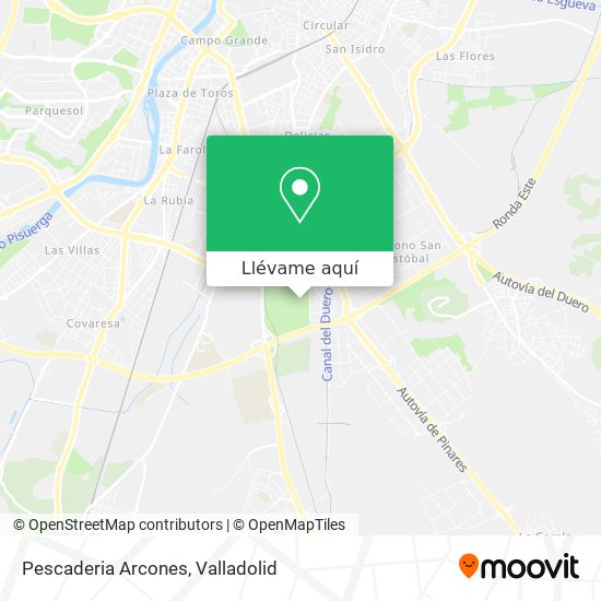 Mapa Pescaderia Arcones