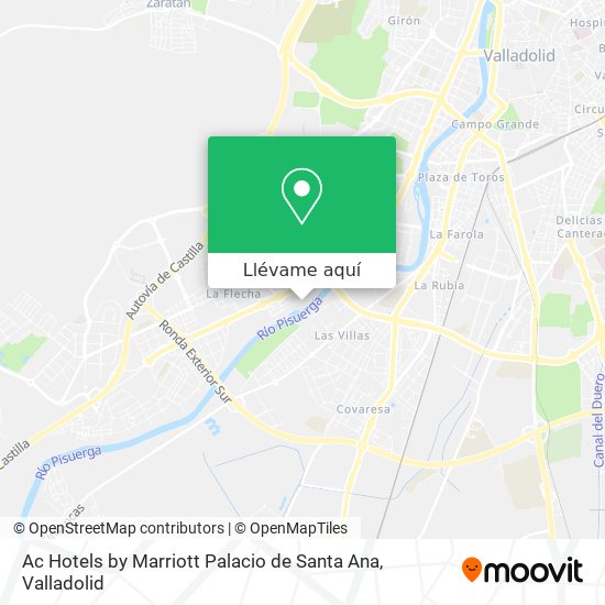 Mapa Ac Hotels by Marriott Palacio de Santa Ana