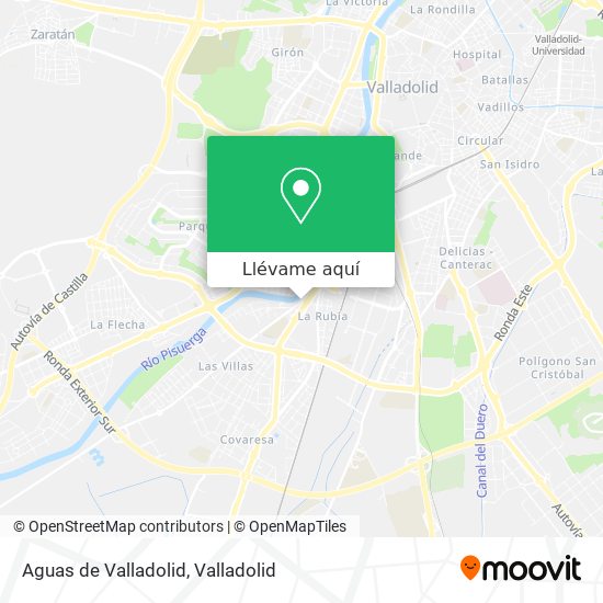 Mapa Aguas de Valladolid