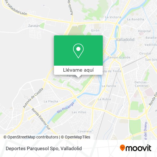 Mapa Deportes Parquesol Spo