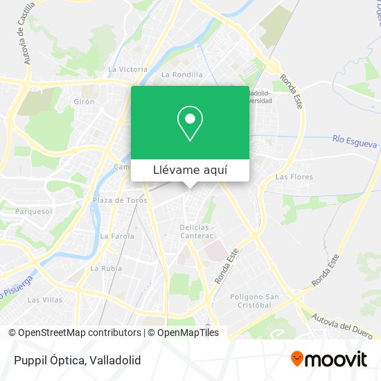 Mapa Puppil Óptica