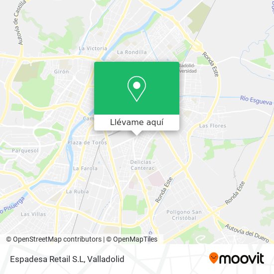 Mapa Espadesa Retail S.L