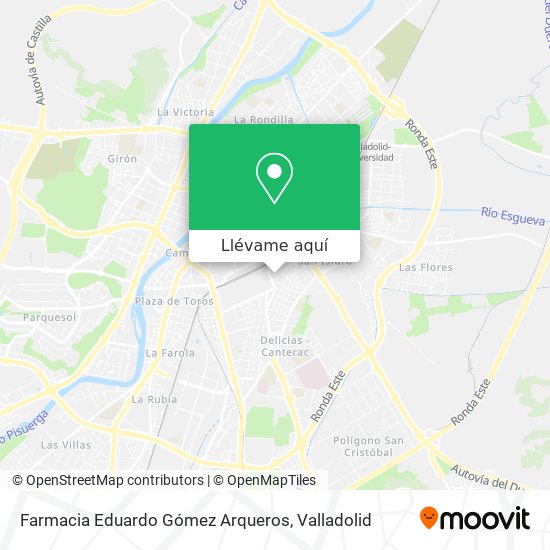 Mapa Farmacia Eduardo Gómez Arqueros