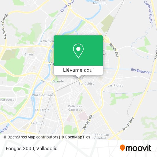 Mapa Fongas 2000