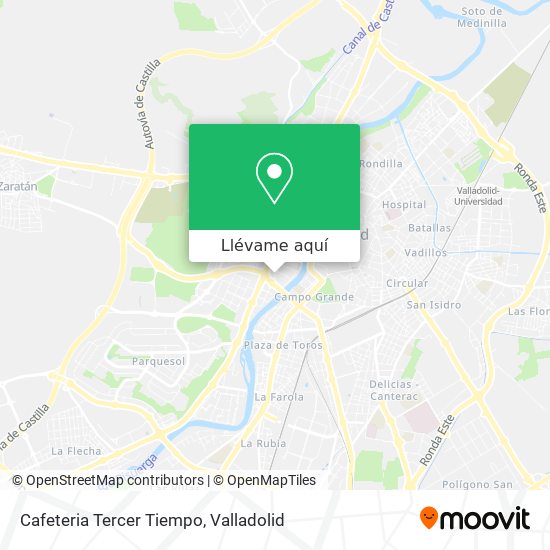 Mapa Cafeteria Tercer Tiempo