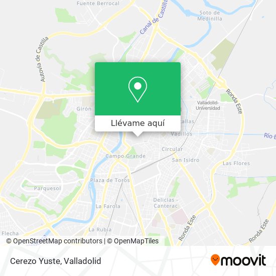 Mapa Cerezo Yuste