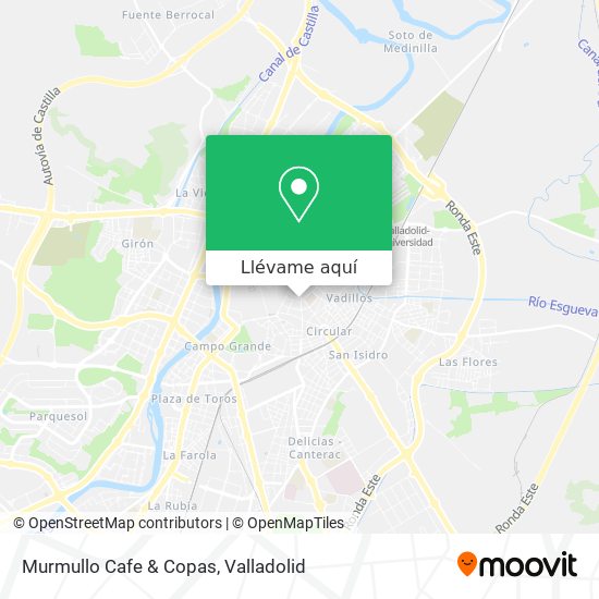 Mapa Murmullo Cafe & Copas