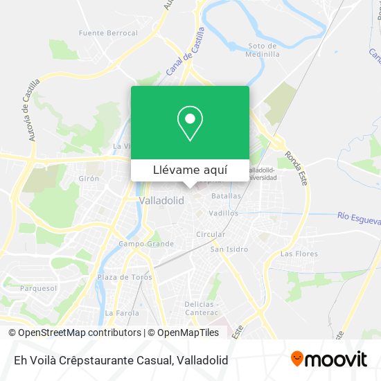 Mapa Eh Voilà Crêpstaurante Casual