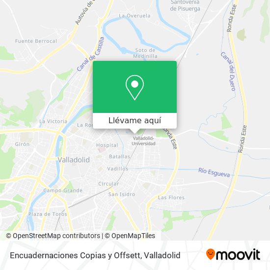 Mapa Encuadernaciones Copias y Offsett