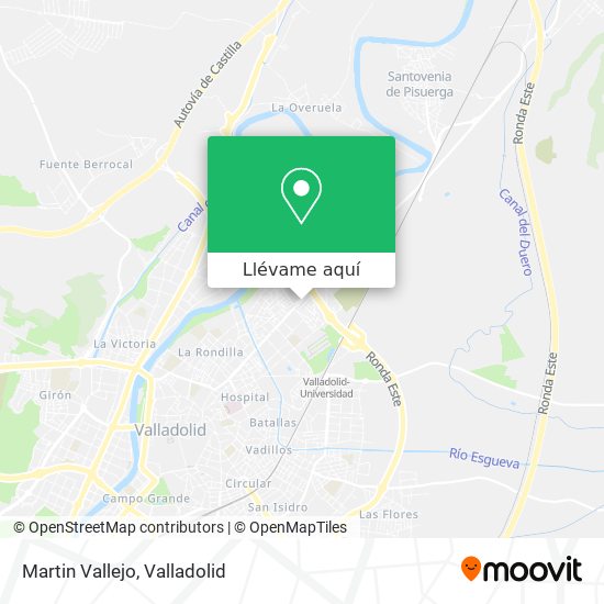 Mapa Martin Vallejo