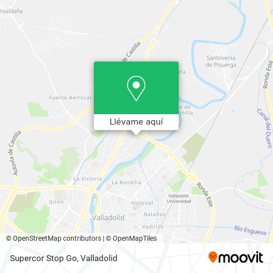 Mapa Supercor Stop Go