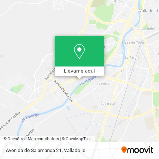 Mapa Avenida de Salamanca 21