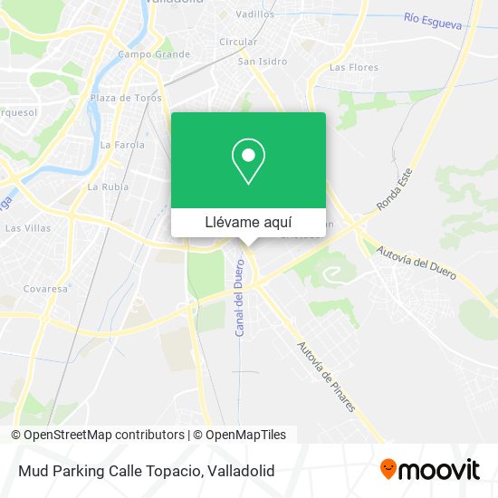 Mapa Mud Parking Calle Topacio