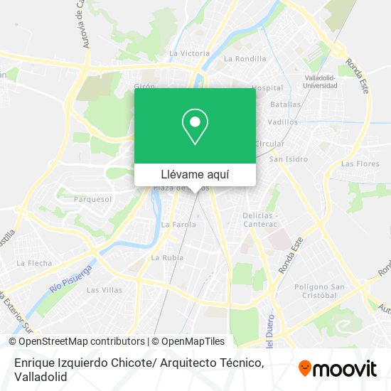 Mapa Enrique Izquierdo Chicote/ Arquitecto Técnico