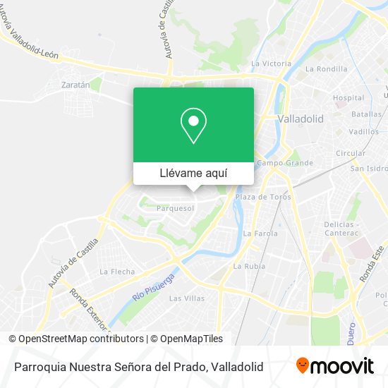 Mapa Parroquia Nuestra Señora del Prado