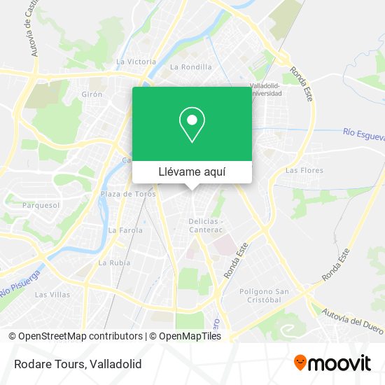 Mapa Rodare Tours