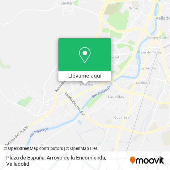 Mapa Plaza de España, Arroyo de la Encomienda