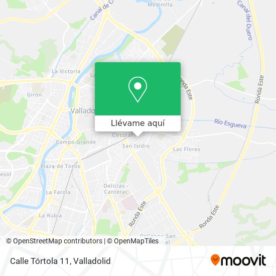 Mapa Calle Tórtola 11