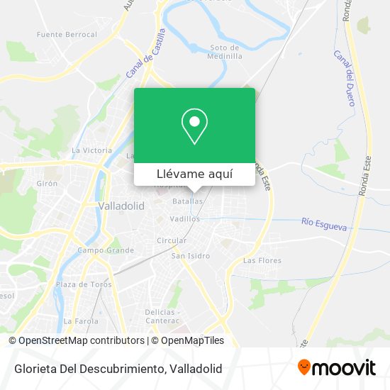 Mapa Glorieta Del Descubrimiento