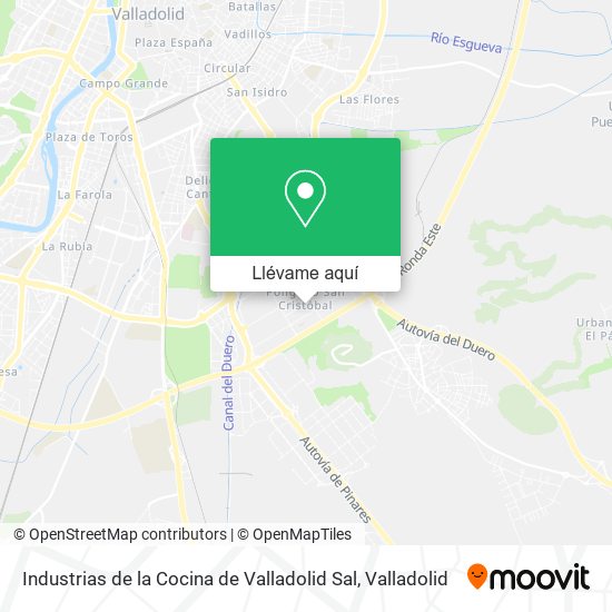 Mapa Industrias de la Cocina de Valladolid Sal
