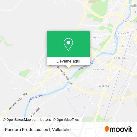 Mapa Pandora Producciones I